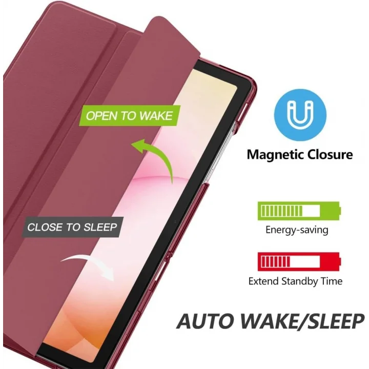 Samsung Galaxy Tab A11 Plus / A9 Plus 11inç ile uyumlu Kılıf PU Deri Smart Standlı Case