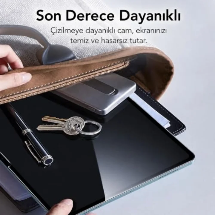 Samsung Galaxy Tab S10 Fe Plus 13.1 İnç İle Uyumlu Ekran Koruyucu 9H Temperli Kırılmaz Esnek Nano Cam, Çizilmeye Ve Darbeye Dayanıklı Koruma, HD Şeffaf