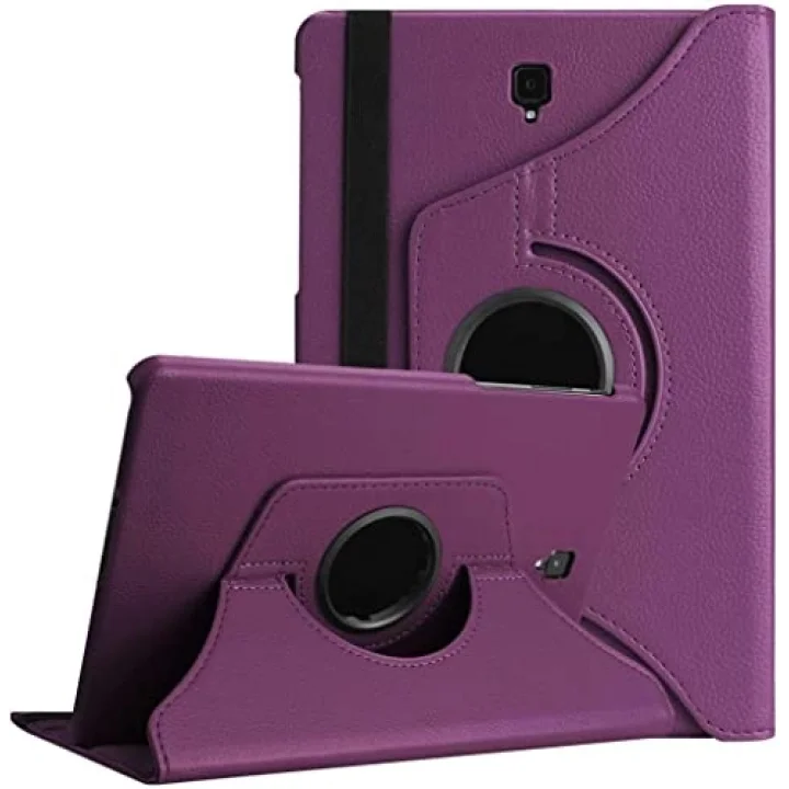 Samsung Galaxy Tab S4 T830 T835 ile uyumlu Kılıf 360 Dönebilen Standlı Case Pembe Koyu