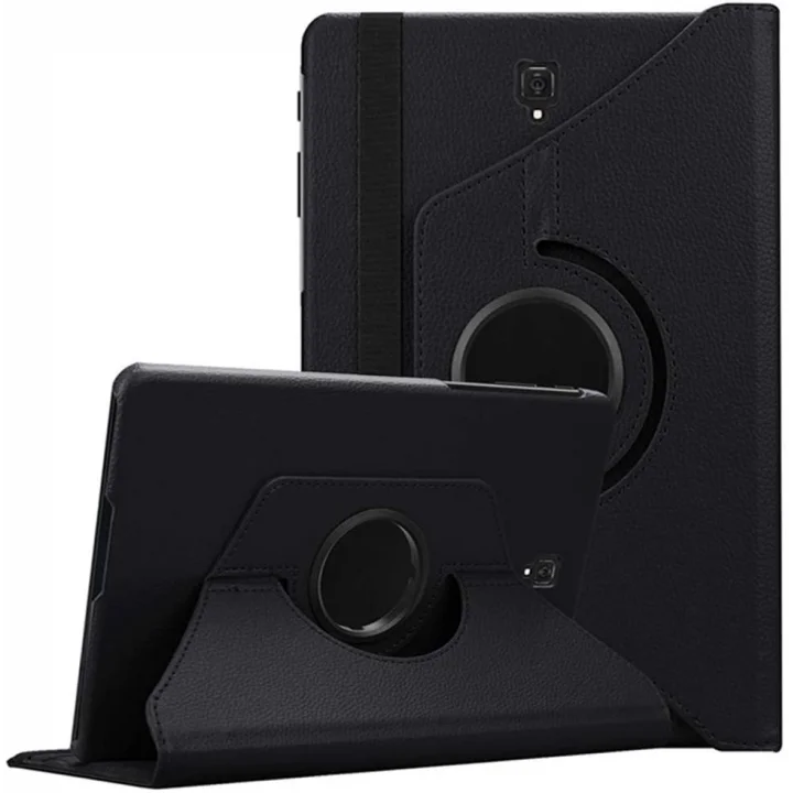 Samsung Galaxy Tab S4 T830 T835 ile uyumlu Kılıf 360 Dönebilen Standlı Case Pembe Koyu