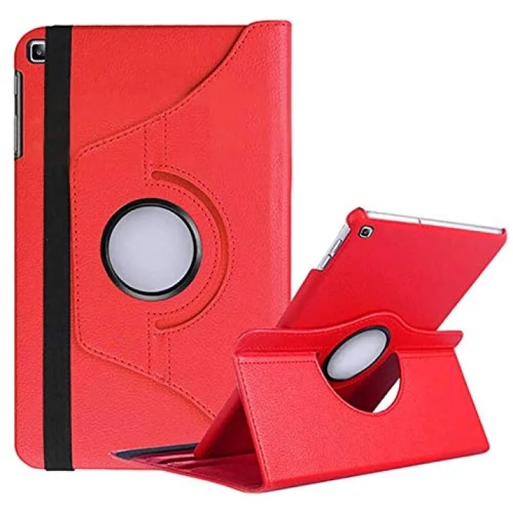 Samsung Galaxy Tab S6 Lite 2024 P620 P610 ile uyumlu Kılıf 360 Dönebilen Standlı Case 13-15-17 Pembe