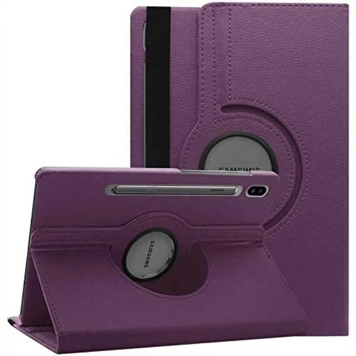 Samsung Galaxy Tab S6 T860 T865 T867 ile uyumlu Kılıf 360 Dönebilen Standlı Case Siyah