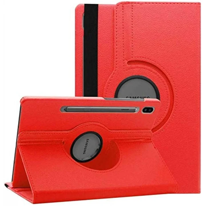 Samsung Galaxy Tab S6 T860 T865 T867 ile uyumlu Kılıf 360 Dönebilen Standlı Case Siyah