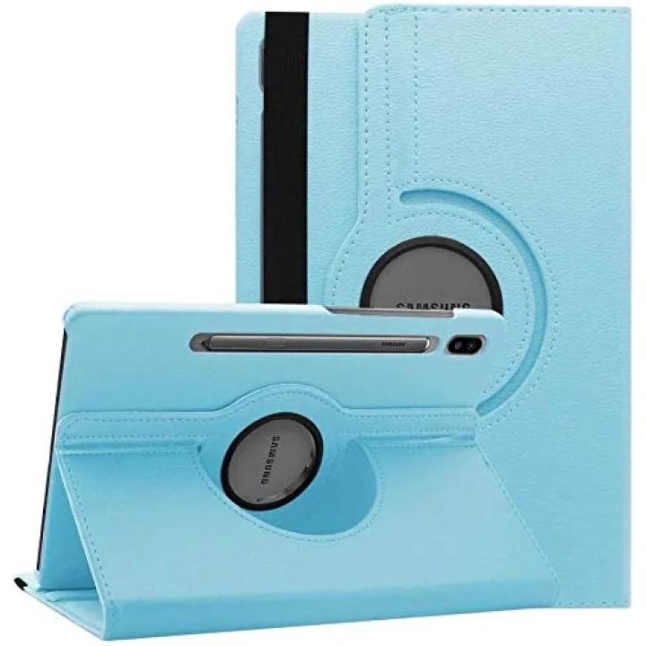Samsung Galaxy Tab S6 T860 T865 T867 ile uyumlu Kılıf 360 Dönebilen Standlı Case Siyah