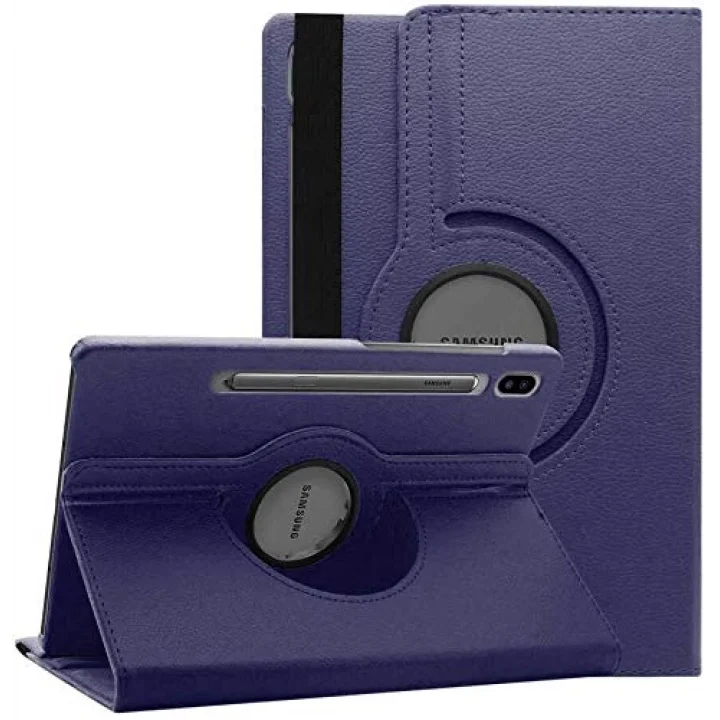 Samsung Galaxy Tab S6 T860 T865 T867 ile uyumlu Kılıf 360 Dönebilen Standlı Case Siyah