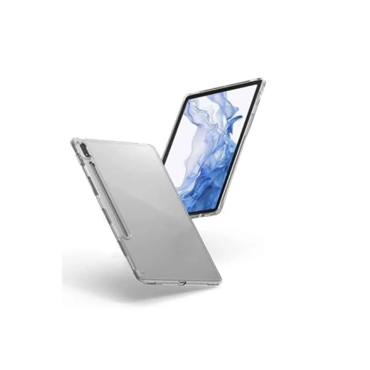 Samsung Galaxy Tab S8 SM-X700 ile Uyumlu Kılıf Şeffaf Pürüzsüz Premium Silikon Kapak Case
