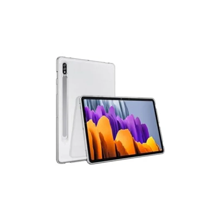 Samsung Galaxy Tab S8 SM-X700 ile Uyumlu Kılıf Şeffaf Pürüzsüz Premium Silikon Kapak Case