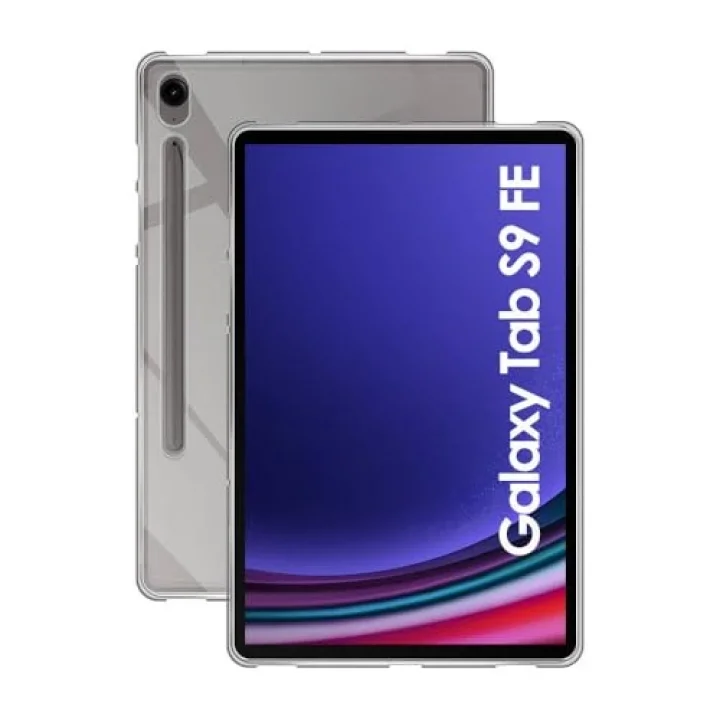 Samsung Galaxy Tab S9 FE X510 X516 ile uyumlu Kılıf Tablet Hibrit Silikon Case Kapak Renksiz