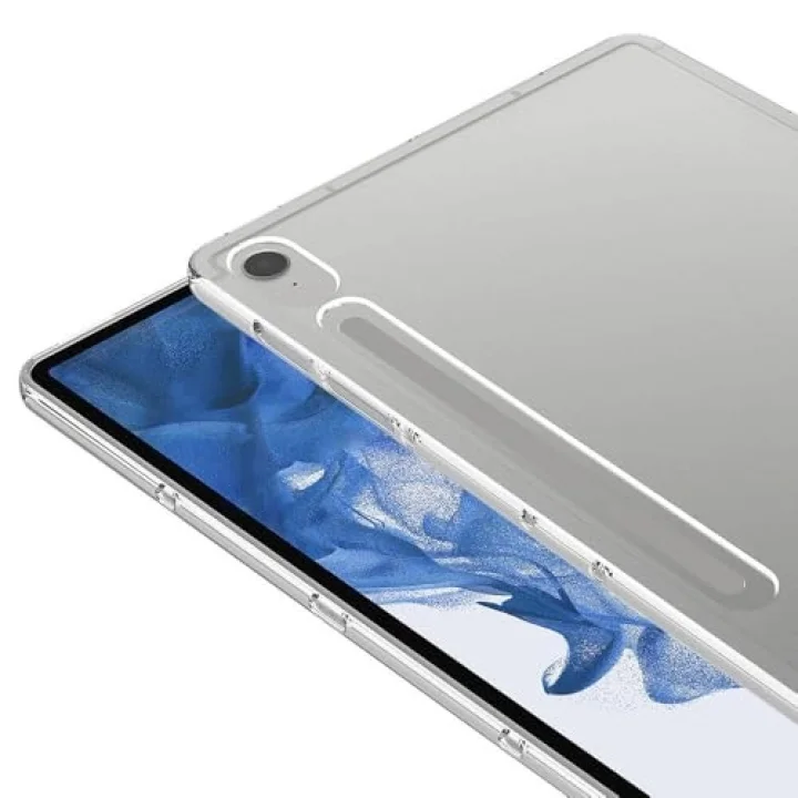 Samsung Galaxy Tab S9 FE X510 X516 ile uyumlu Kılıf Tablet Hibrit Silikon Case Kapak Renksiz