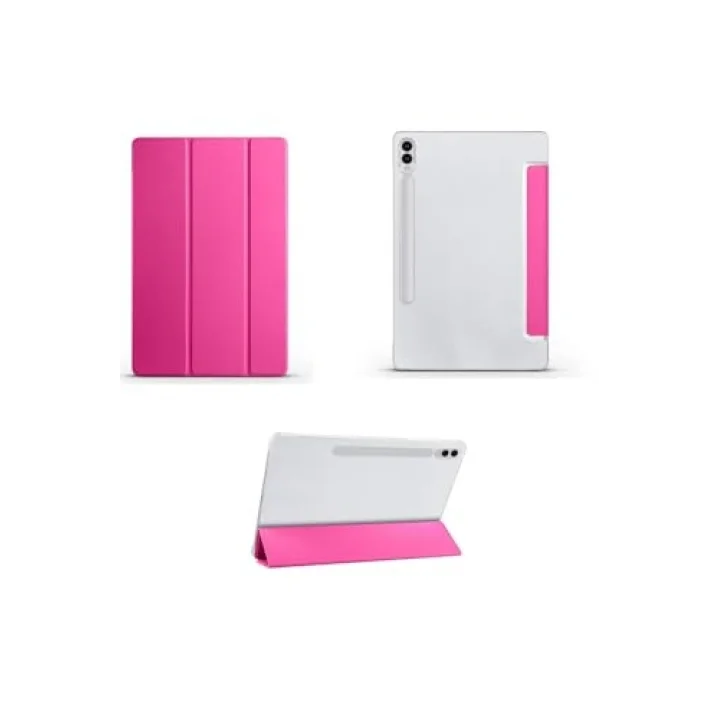 Samsung Galaxy Tab S9 Plus ile Uyumlu Kılıf Standlı Katlanabilir Uyku Modlu Akıllı Kapak Case