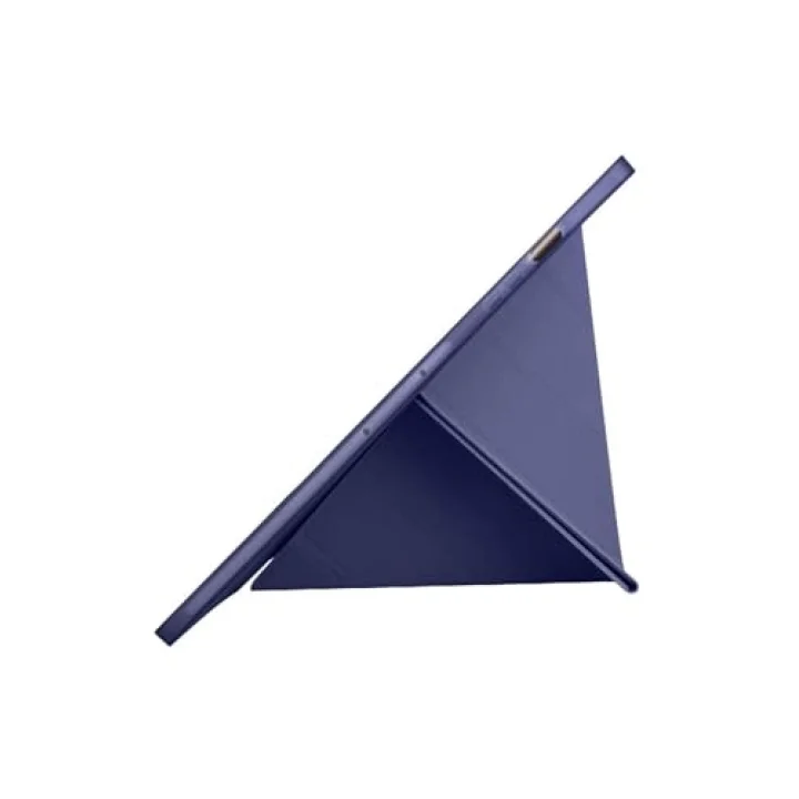 Samsung Galaxy Tab S9 Plus/Tab S9 FE Plus ile Uyumlu Kılıf Kalem Bölmeli Smart Standlı Yumuşak Kapak - Lacivert