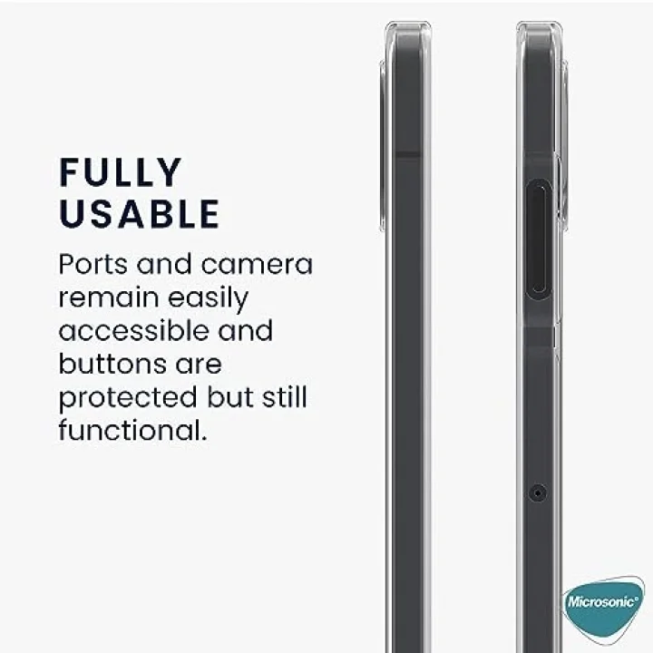 Samsung Galaxy Tab S9 Plus X810 için Kılıf Transparent Soft Şeffaf [Galaxy Tab S9 Plus X810 ile Uyumlu Kılıf - Şeffaf]