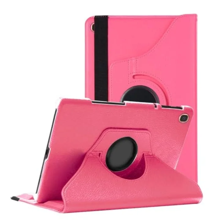 Samsung Galaxy Tab S9 Plus X810 Yatay ve Dikey Standlı 360 Derece Döner Tablet Kılıfı Siyah
