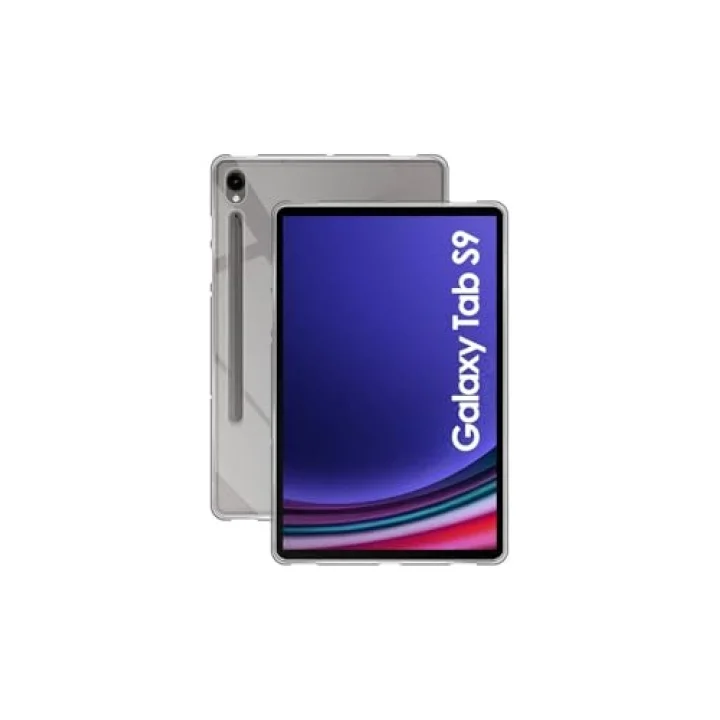 Samsung Galaxy Tab S9 Sm-x710 ile Uyumlu Kılıf Şeffaf Pürüzsüz Premium Silikon Kapak Case