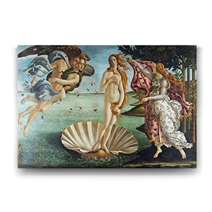 Sandro Botticelli - Venüsün Doğuşu Tablosu - 75x50cm