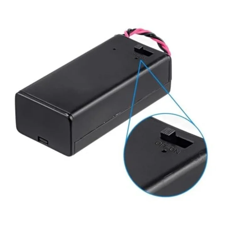 SANEC IC233D 9V Pil Kutusu Kapaklı