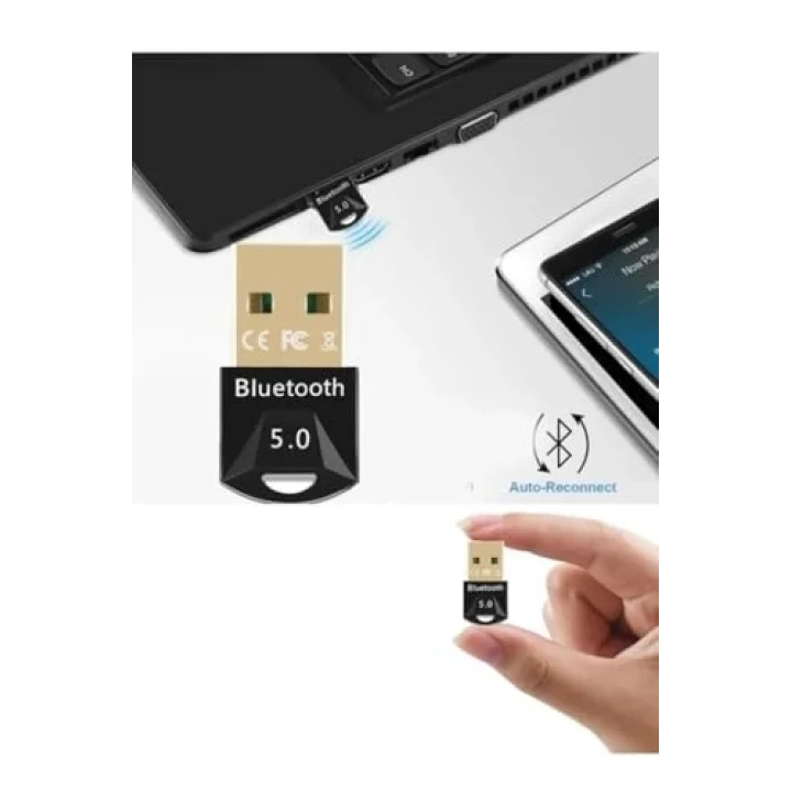 SANEC Masaüstü Bilgisayar Bluetooth Adaptör V5.0 Usb Dongle Bluetooth Aparatı Çevirici Dönüştürücü