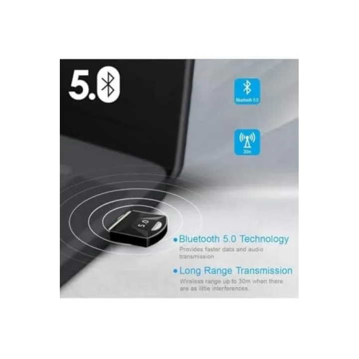 SANEC Masaüstü Bilgisayar Bluetooth Adaptör V5.0 Usb Dongle Bluetooth Aparatı Çevirici Dönüştürücü
