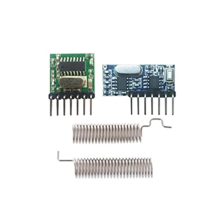 SANEC Rx480-E 4 Kanal Antenli 433Mhz Rf Alıcı Verici Learning Code Receiver Uyumlu