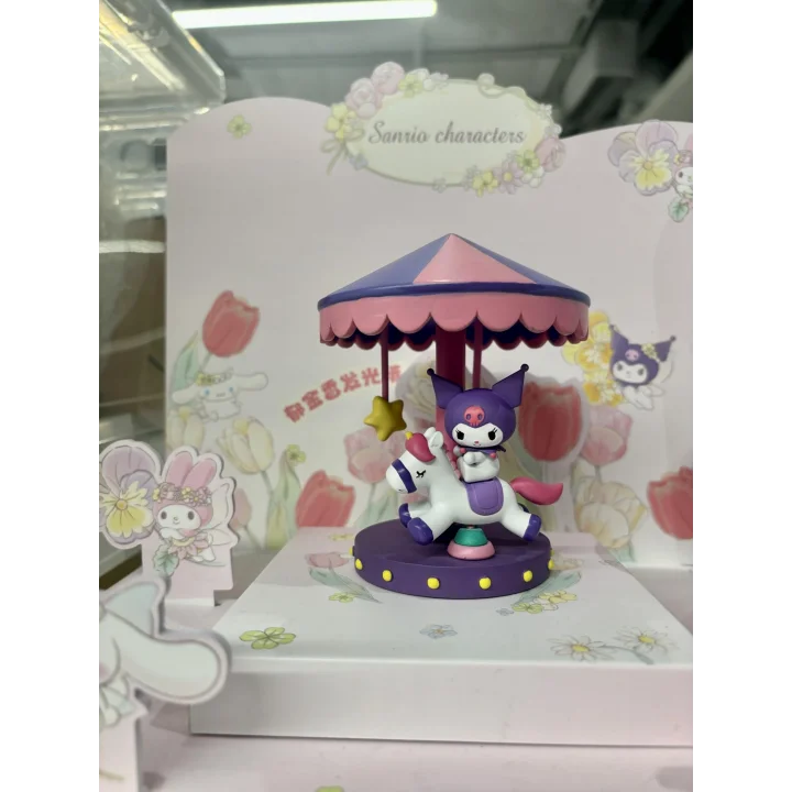 Sanrio Lisanslı Atlı karınca Gece Lambası - Kuromi