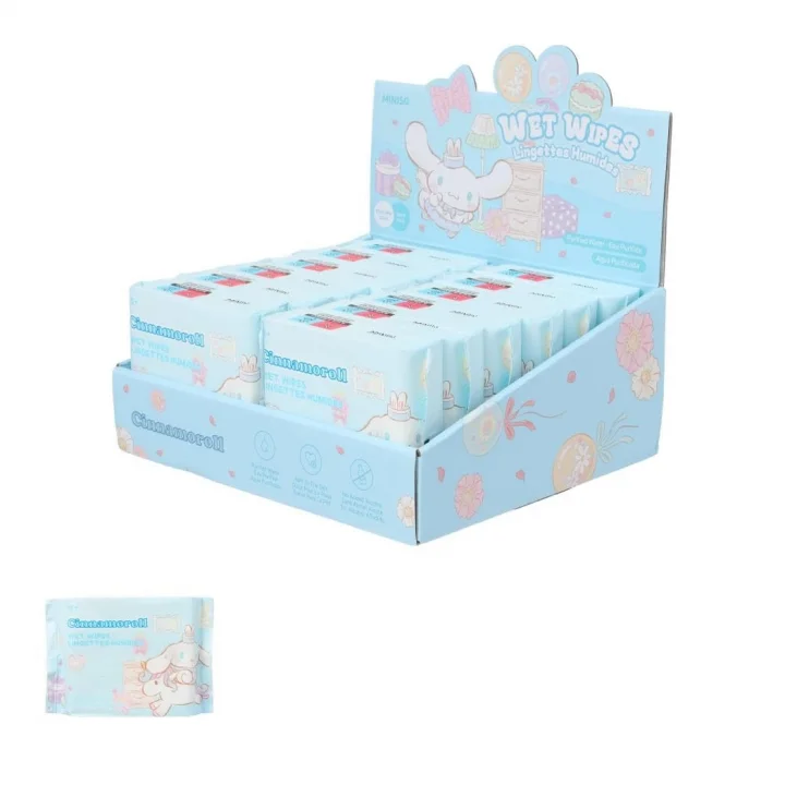 Sanrio Lisanslı Cinnamoroll 20 Adet Islak Mendil
