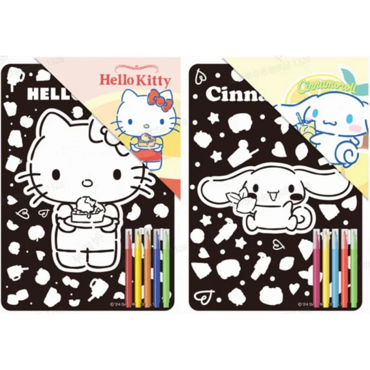 Sanrio Lisanslı Hello Kitty Ve Arkadaşları Boyama Seti (2 Çeşitli Model)(A)