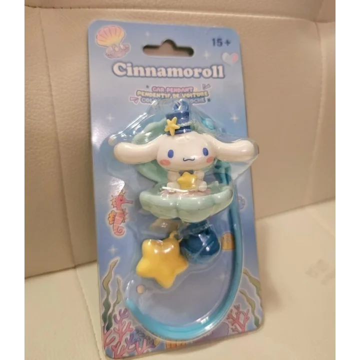 Sanrio Lisanslı Okyanus Hazinesi Hareketli Araba Süsü - Cinnamoroll