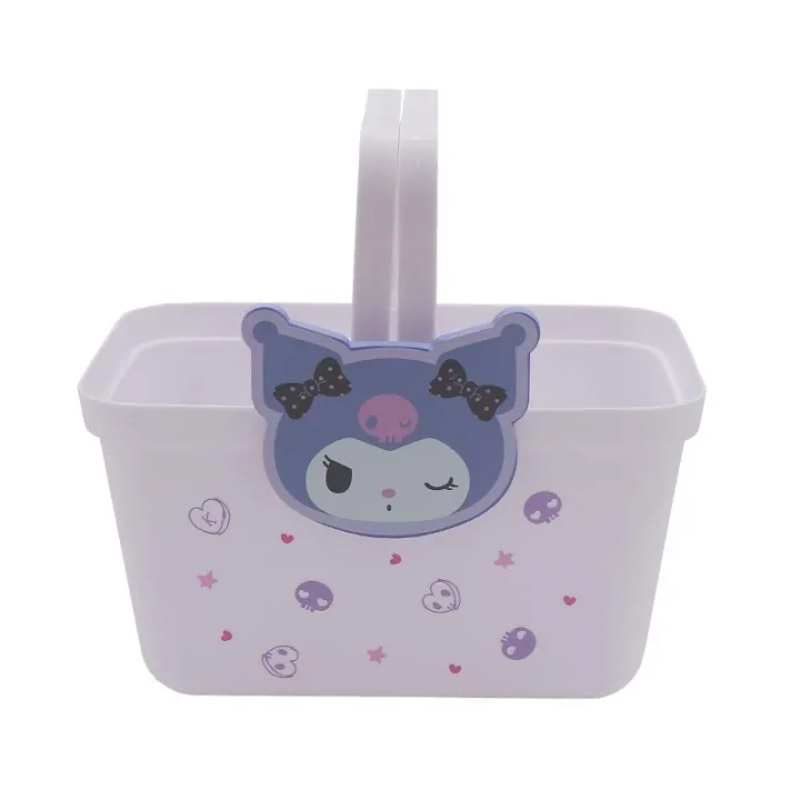 Sanrio Lisanslı Saplı Mor Sepet (Kuromi)