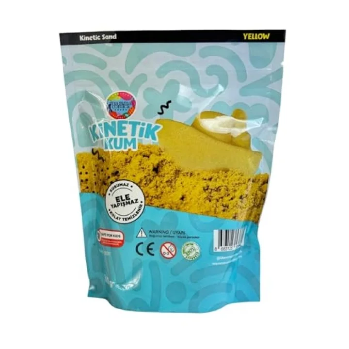 Sarı Kinetik Kum - 500 gr