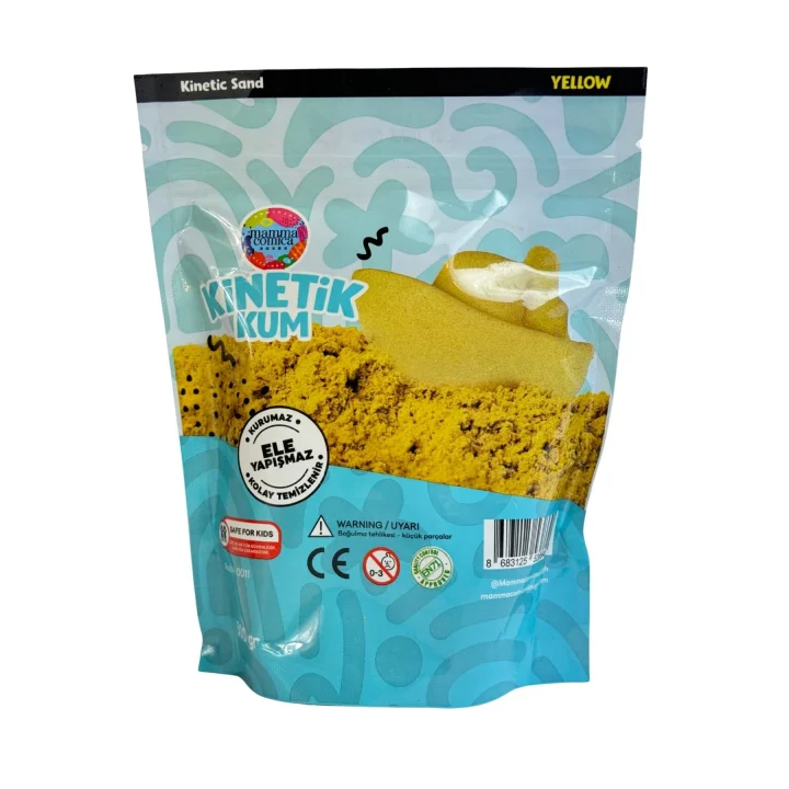 Sarı Kinetik Kum - 500 gr