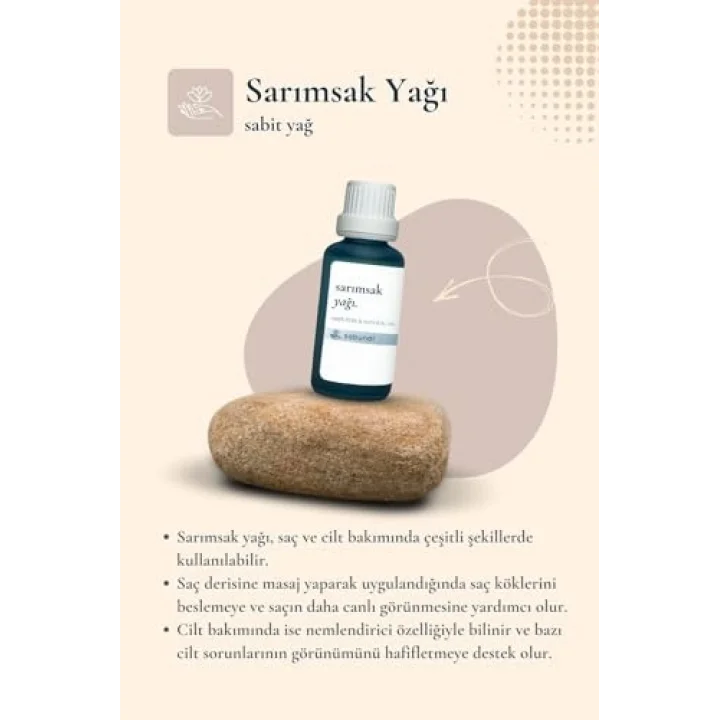 Sarımsak Yağı 30 ml - Saç Bakım Yağı