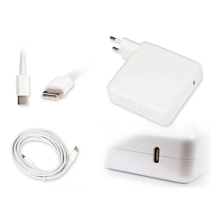Şarj Aleti Adaptör Apple Macbook Pro 13 A1989 - Mid 2018 Type-c Usb-c İle Uyumlu