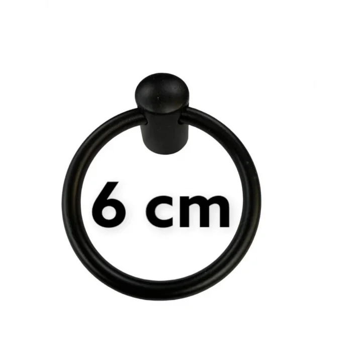 Mey İthalat® Sarkaç Siyah Uzun Halka