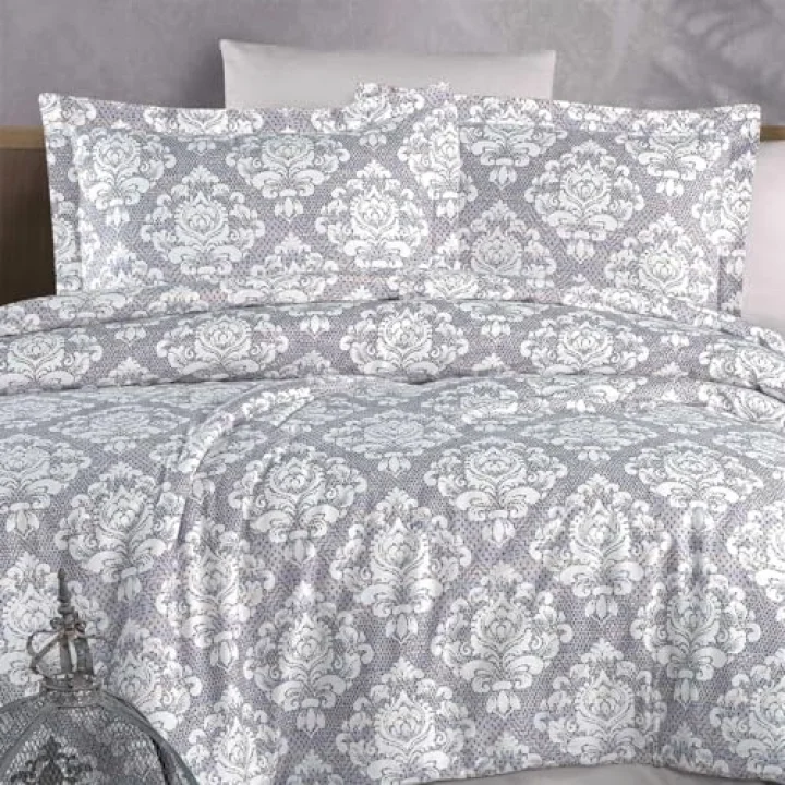 Saten Deluxe Zorya Çift Kişilik Nevresim Takımı