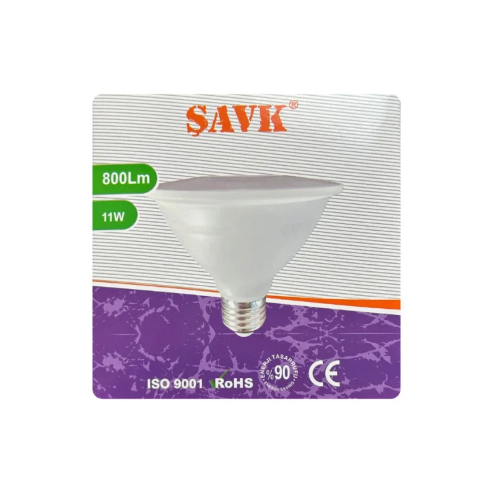 Şavk 11W 6500K Beyaz Işık Par30 E27 Led Spot Ampul