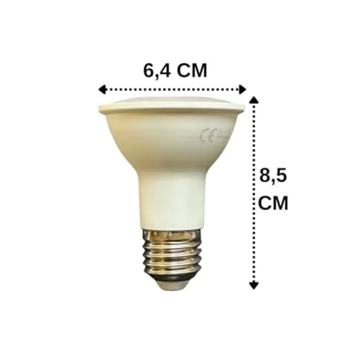 Şavk 7W 6500K Beyaz Işık Par20 E27 Led Spot Ampul