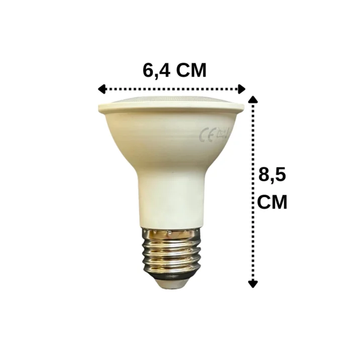 Şavk 7W 6500K Beyaz Işık Par20 E27 Led Spot Ampul