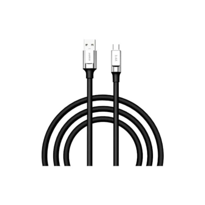 SC-65 3.4A Type-C Şarj ve Data Kablosu Siyah