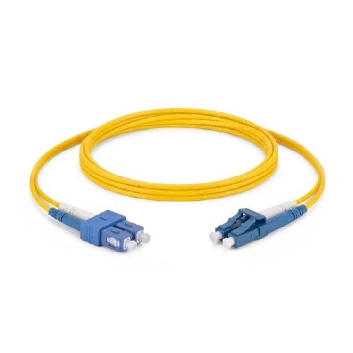 SC/UPC-LC/UPC Singlemode Dupleks 1 Metre Fiber Patch Cord