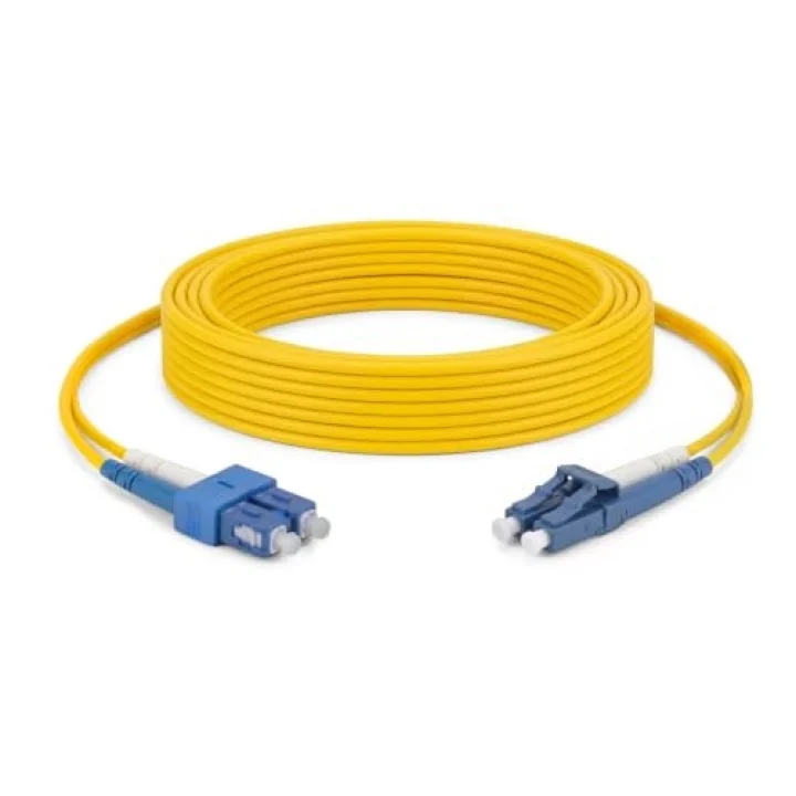 SC/UPC-LC/UPC Singlemode Dupleks 5 Metre Fiber Patch Cord