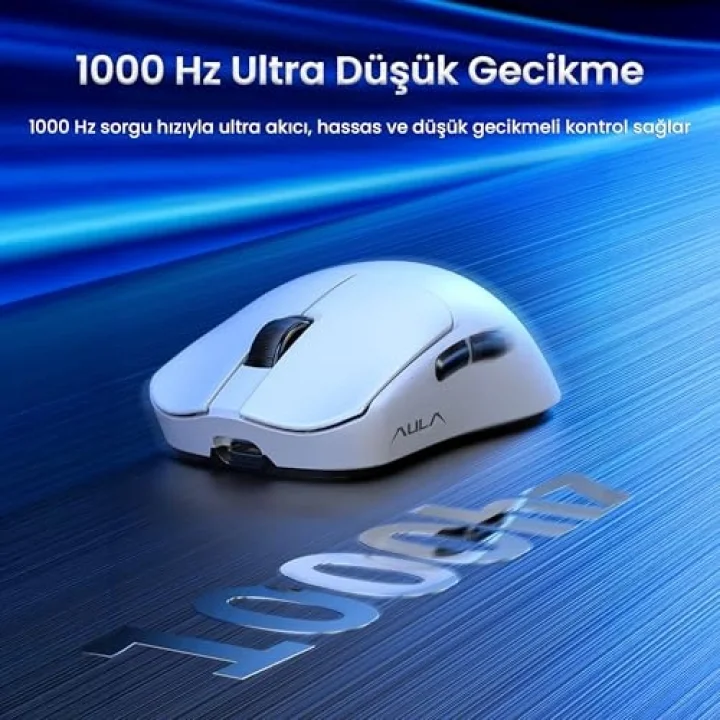 SC380 Pro PAW3311 Sensör 12000 DPI 1000Hz Kablolu ve Kablosuz Gaming Oyuncu Mouse Siyah