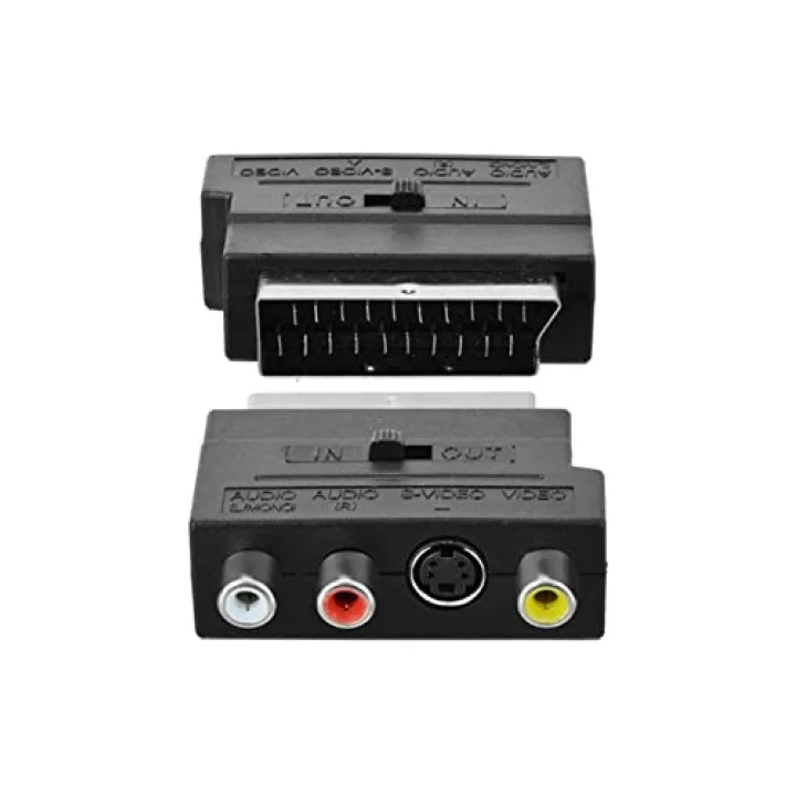 Scart Adaptör Swıchli (in-out)