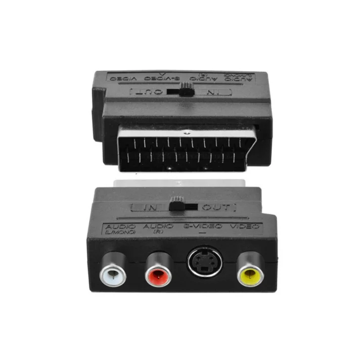 Scart Adaptör Swıchli (in-out)