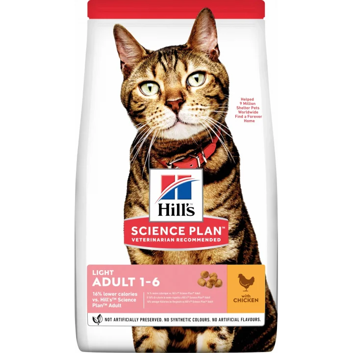 SCIENCE PLAN Light Yetişkin Tavuklu Kedi Maması 3 kg