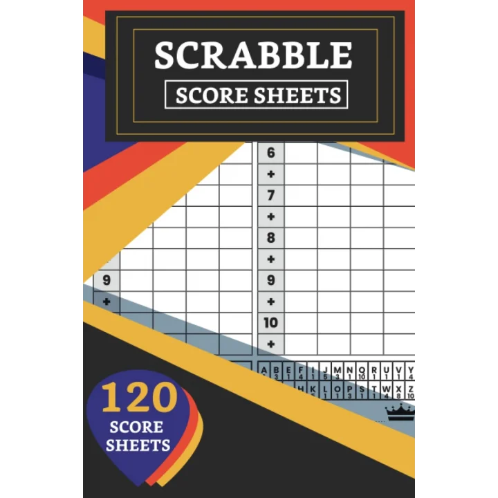 Scrabble Score Sheets: Scrabble Game Book Pad, 120 Sheet Score Card Notebook, Record Your Scrabble Games! Paperback, Scrabble Game Book Pad