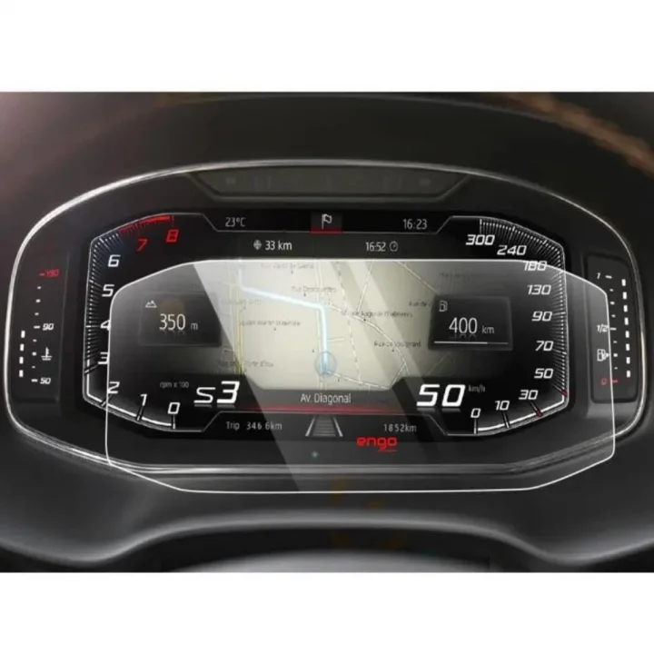 Seat Ateca 10.25 İnç İle Uyumlu Mat Ekran Koruyucu Dijital Gösterge