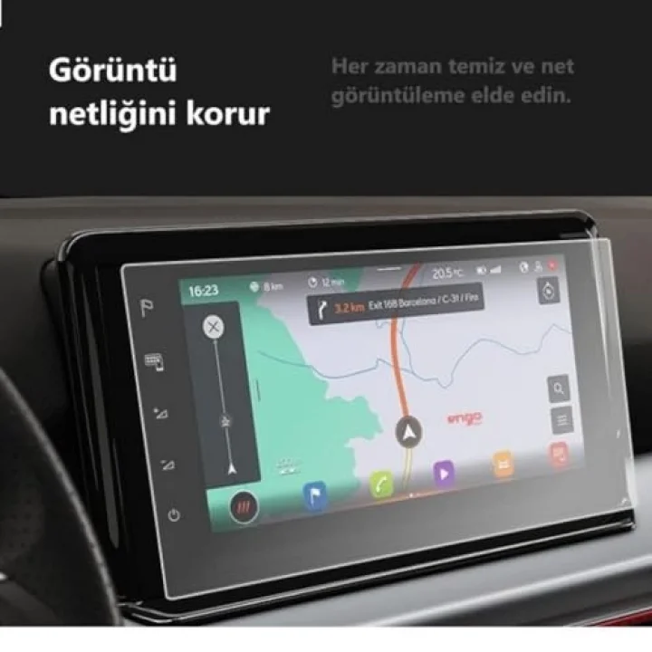 Seat Tarraco Fr Multimedya & Navigasyon 9.2 İnç İle Uyumlu Mat Ekran Koruyucu