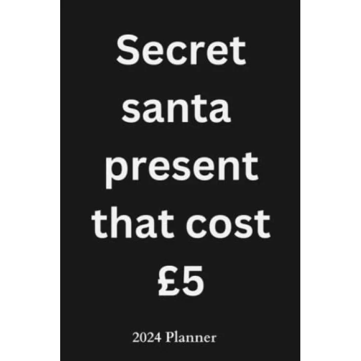 Secret santa present that cost £5 five pounds 2024 planner