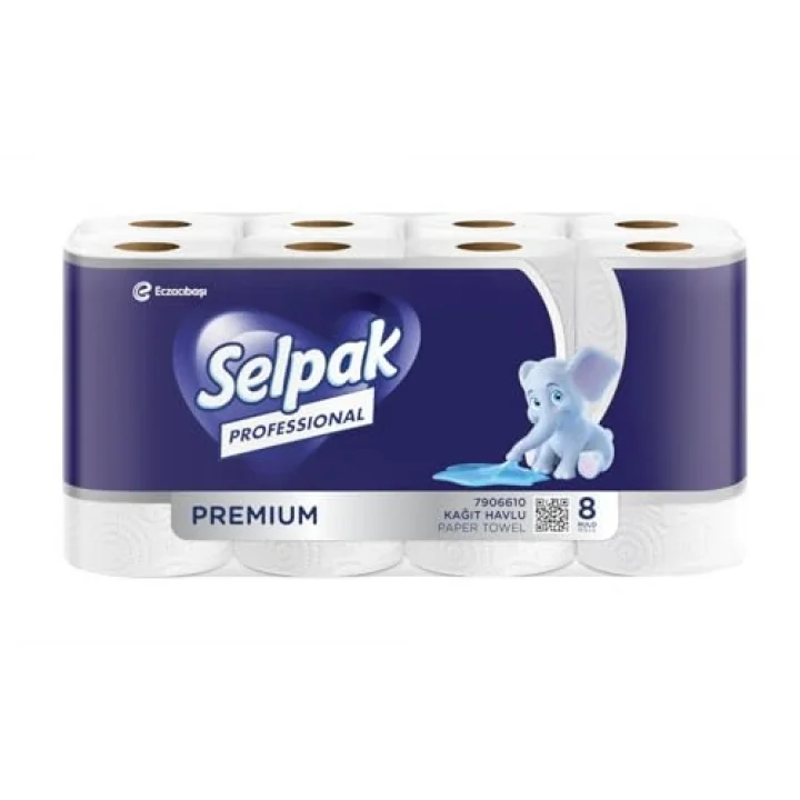 Selpak Professional Premium Havlu Kağıt, 8 Rulo