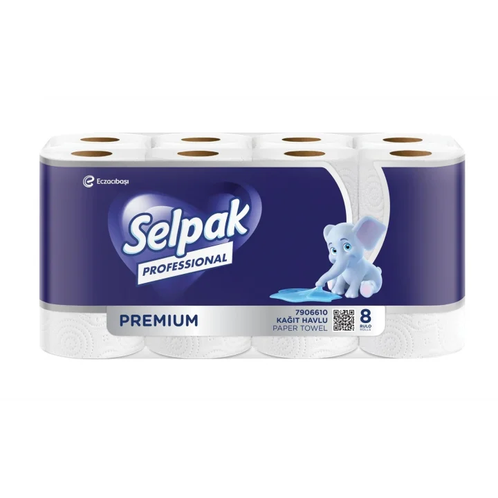 Selpak Professional Premium Havlu Kağıt, 8 Rulo
